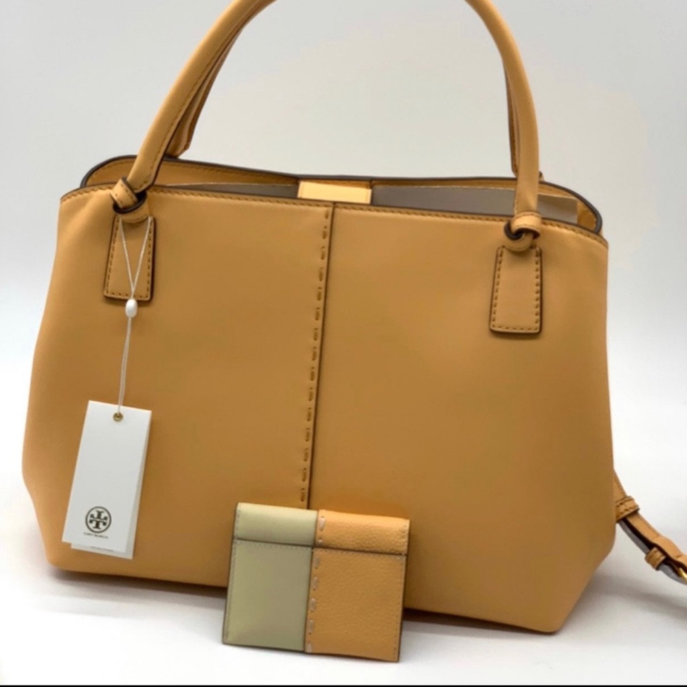 Tory Burch MCGRAW SMOOTH SATCHEL & Wallet Set - Picture 6 of 10